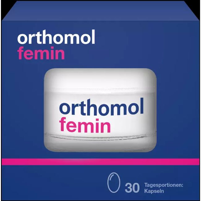 ORTHOMOL Feminine, 60 capsules, 30 daily servings, PZN 1298993-