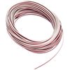 Kyowa Harmonet Thin Diameter 3 Core Parallel Line KFC 0.1SQ X 3C 10m White/Red/Black