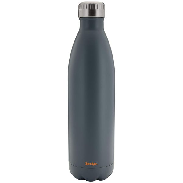 Smidge Bottle, Double Walled Stainless Steel Vacuum Flask & Reusable Water Bottle, 750ml Insulated 12 hours Hot & 24 Hours Cold, BPA Free, Leak-Proof, No Metallic Taste