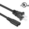 DIGITMON 10FT Premium 2-Prong Replacement AC Power Cable Compatible for Bright House Networks Cable Box