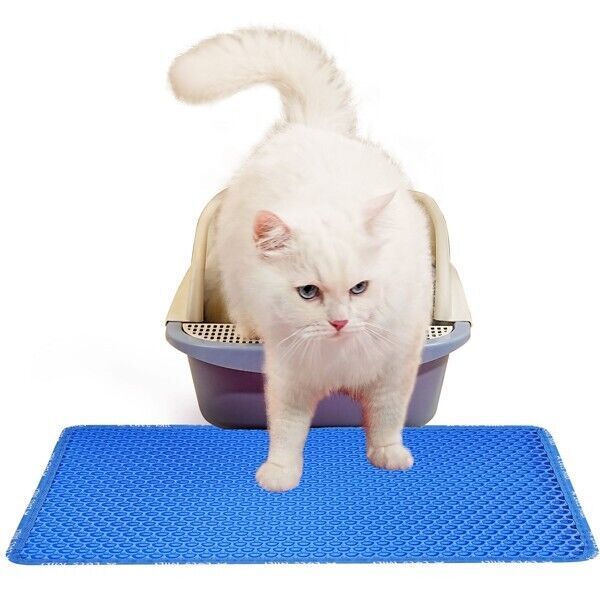 EVA Double Layer Non-Slip Cat Litter Mat Waterproof Filter Mat for Pets