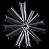 600 Pieces Extra Long XXL Stiletto Straight Pointed False Nail Tips Nail Extensions CLEAR Half Cover Acrylic False Nails Tips- Professional Salon & Home Use