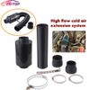Universal Cold Feed Induction Kit+Carbon Fiber Air Intake Filter Box No Fan