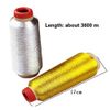 Metallic Embroidery Machine Thread 3600M Each Spool for Computerized Embroidery and Decorative Sewing