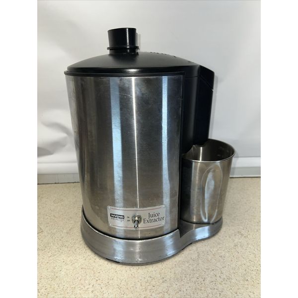 Waring Pro Health Juice Extractor Juicer Model JEX328 Stainless Steel Cup