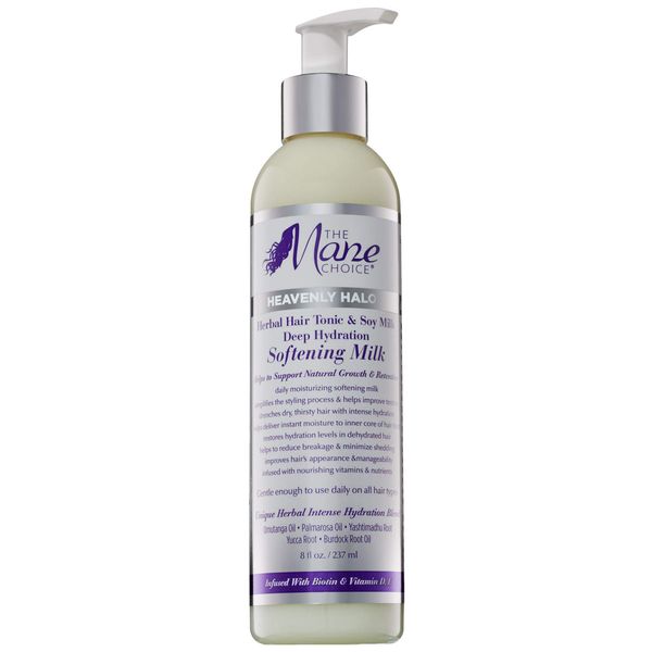 The Mane Choice Heavenly Halo Herbal Hair Tonic & Soy Milk Deep Hydration Softening Milk, 8 Ounce