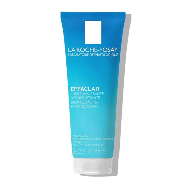 La Roche Posay [Facial Cleanser for Acne Skin] Efacra Foaming Cleanser 4.2 fl oz (125 ml) Acne Exfoliating Salicylic Acid Refreshing