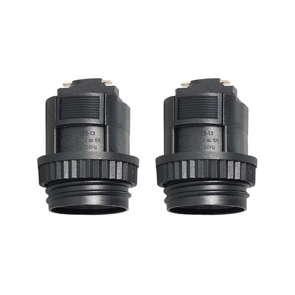 Pispoer Duct Rail Socket, E26 Base, Lighting Rail to E26 Bulb, No Conversion Socket Needed, Easy Installation, Bulb Socket, LED Compatible Dedicated Rail Lighting Fixture, Ceiling Lighting, PSE