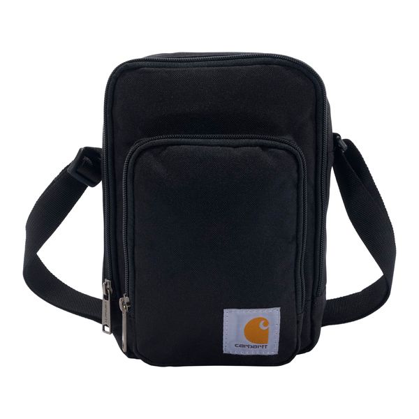 Carhartt Zip, Durable, Adjustable Zipper Closure, Essential Crossbody Bag (Black)
