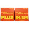 PLUS Refillable Body Wash Dispenser Refill Packs, 30 Washes/box  2 BOXES