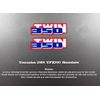 YAMAHA 1989 YFZ350 BANSHEE REAR FENDER DECALS GRAPHICS