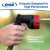 Orbit Pro Series Garden Hose Nozzle 8 Patterns Thumb Control Durable Sprayer