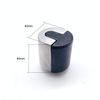 Door Stop Floor Mounted Concealed Fixing Cylinder Pattern Satin Stainless Door Stop 40mm Diameter (1)