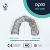 OPRO Dentist Recommended Night Guard for Clenching and Grinding Teeth, Bruxism and TMJ Relief. Clear Slim Fit, Customisable Size for Restful Sleep. Dental Antimicrobial Nightguard and Case Included.