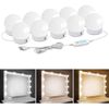 Make Up Mirror Lights 10 LED Bulbs Vanity Light Lamp Hollywood battery powered