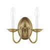 Livex Lighting 4152-07 Home Basics 2 Light Bronze Wall Sconce