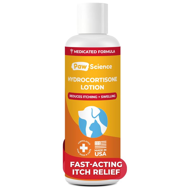 Paw Science Hydrocortisone Anti-Itch Lotion for Dogs & Cats – Hot Spot ...