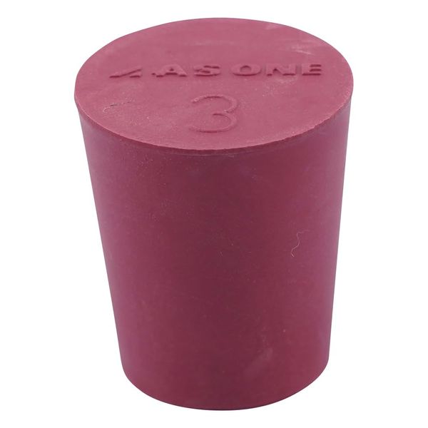 As One Laboran Red Rubber Stopper NO.3 11 Pack /9-861-03