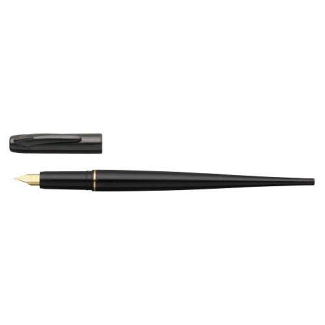 Platinum Fountain Pen Desk Pen, Extra Fine Point, Black DPQ-700A#1, Set of 2