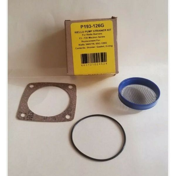 RIELLO pump strainer screen / SSC 126G / 3005719 / SUNTEC pump screen / Mectron