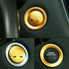 Keyless Ignition Switch Start Gold Trim Cover w/Surrounding Ring For Chevy GMC