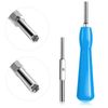Gamebit Security Screwdriver, Double-Ended 3.8mm 4.5mm Gamebit Screwdriver Bit Set Compatible with NES,SNES,N64,Gameboy,Game Blue