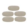 5PCS White Leather Violin Bridge Parchment String Protectors E-String