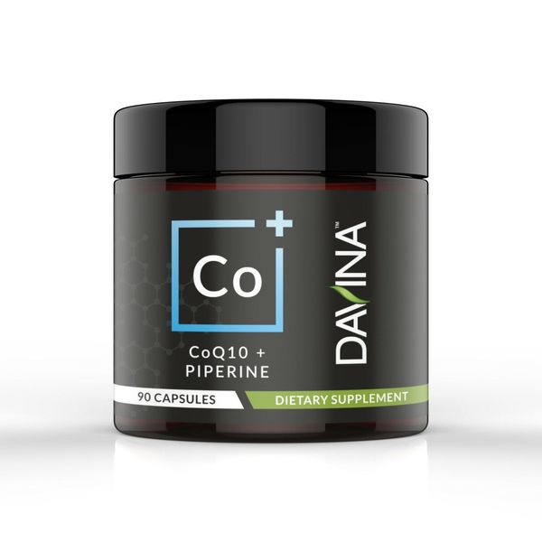 CoQ10 + Piperine (Cognitive, Heart, Performance Enhancer) 90 caps by Davina