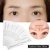 Ochun Eyebrow Template Eyebrow Makeup Ruler Eyebrow Makeup Tool Disposable Eyebrow Drawing Position Measurement 3 Point Makeup Symmetrical Adhesive Makeup Beauty Tool Beginner Convenient Pack of 50