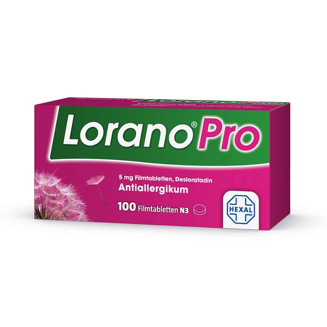 LORANO® Pro 5 mg FilmCoated Tablets Pack of 100 The Power Allergy Tablets EveryMarket