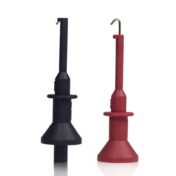 Haptufer Test Hooks Clips Universal Digital Multimeter Test Hook Straight Test Probe Extension Hook Needle 4mm