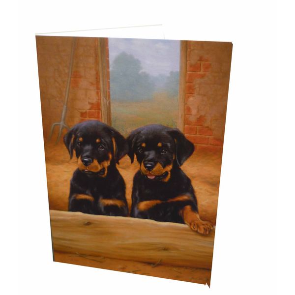 Rottweiler Puppies Notecards (pack of 10)