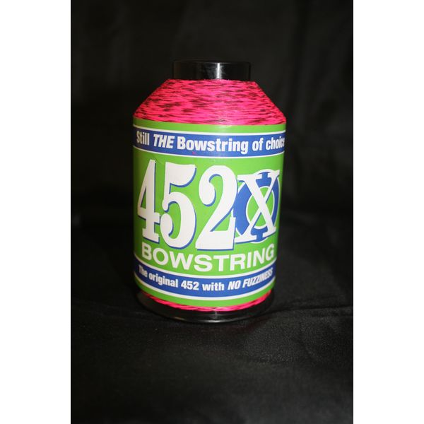BCY 452X Bowstring Material 1/4lb Flo Pink & Black Speckled Bow String Making
