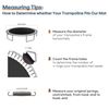 Yescom Trampoline Replacement Mat W/72V-Ring For 14" Trampoline Frame 7" Spring
