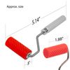 Sili Glue Roller with Tray for Arts, Crafts, Woodworking & Large Projects, Red