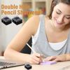 EYVRPAU Universal Makeup Sharpener Pencil Sharpener, Handy for On the Go Pack of 2