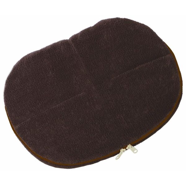 Maruka Hot Water Bottle Bag (Zipper) Brown 002106