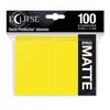 Ultra Pro E-15620 Eclipse Standard Matte Sleeves 100 Pack-Lemon Yellow