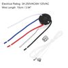 sourcing map Ceiling Fan Switch 3 Speed 4 Wire, ZE-208S E89885 Pull Chain Switch Fan Light Switch Replacement Part with 4 Pre-Installed Wires, Silver Chain, 1 Set