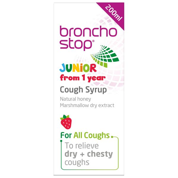 Bronchostop Junior Cough Syrup For Children, 200ml