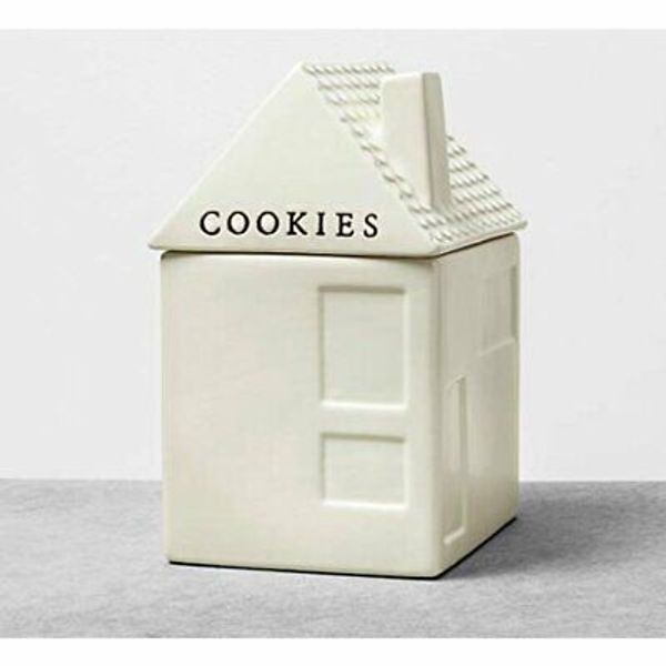 HEALTH & HAND MAGNOLIA HOUSE COOKIE COOKIES JAR - NEW STONE WEAR JOANNA GAINES