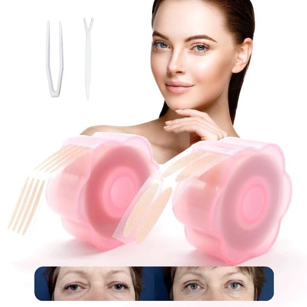 VENICCE LOVE 1,200 pieces of eyelid tapes | Eyelid lifting without surgery | Eyelid Tape | skin-colored eyelid tape | Immediately remove hooded eyes | Eyelid stripes