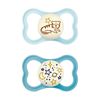 Mam S283 Supreme Night 6+ Silicone Blue (Pack of 2)