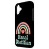 Rainbow Appreciation Nutritionist Renal Dietitian Case for iPhone 16 Plus