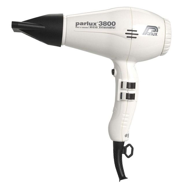 Parlux Parlux Eco Friendly 3800 Dryer, White (parlux3800)