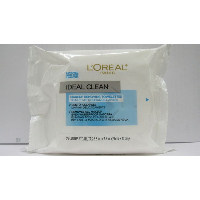 L'Oreal Ideal Clean Makeup Removing Towelettes 25 CT****BUY MORE & SAVE MORE****