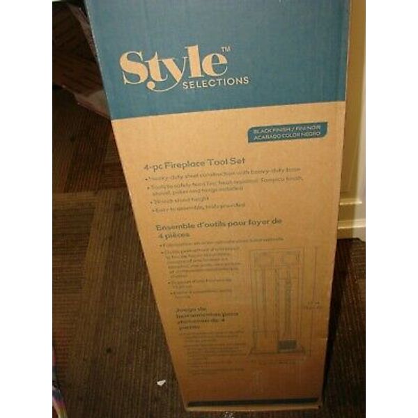 Style Selections 4 pc Fireplace Tool Set #0669004