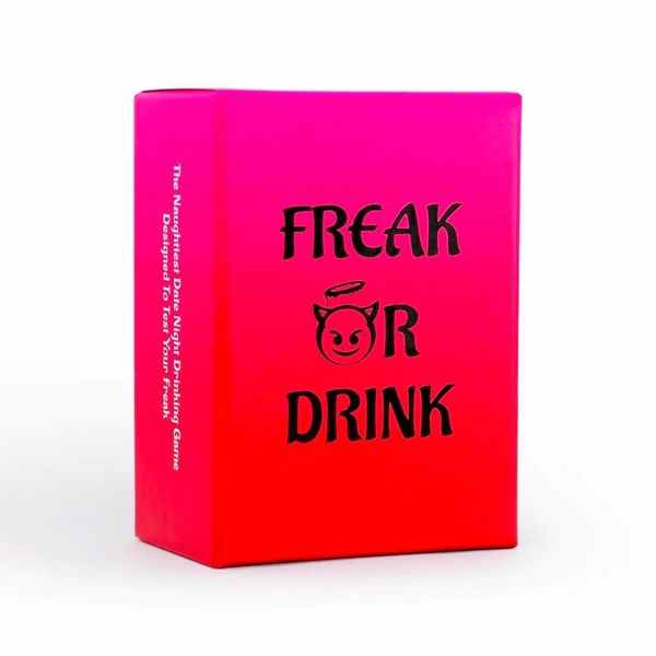 Freak Or Drink - The Freakiest Couple Drinking Game Perfect For Date Nights, Birthdays & Anniversaries - Let's Get Drunk, Wild & Freaky! | Valentines Gifts For Him/Her | Couple Gifts | Couple Games