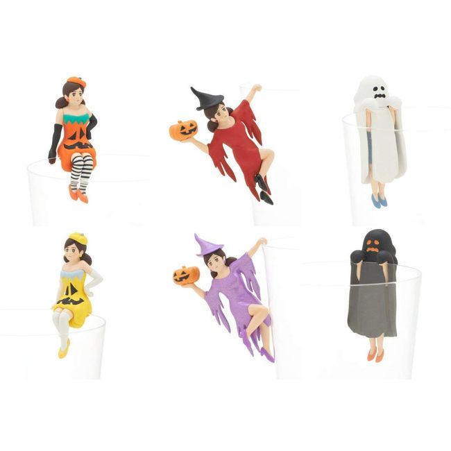 コップのフチ子　Halloween　ハロウィーン　全6種セット