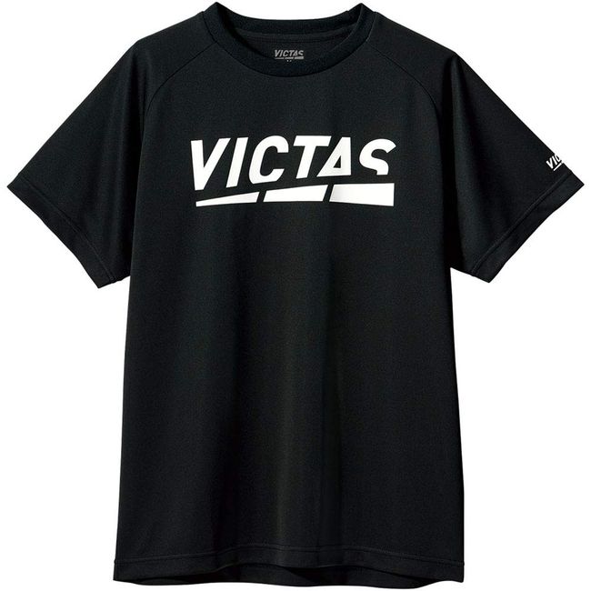 VICTAS 632101 Table Tennis Short Sleeve T-shirt Play Logo Tee (PLAY LOGO TEE) Unisex